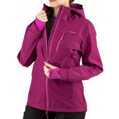 Kurtka trekkingowa damska Viking Trek Pro przeciwdeszczowa hardshell. Czerwone kurtki przeciwdeszczowe Viking, m, bez wzorów, z hardshellu, bez kaptura, trekkingowe. Za 470.09 zł.
