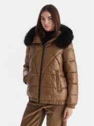 Geox Kurtka zimowa Backsie W5628S T3121 F5212 Brązowy Oversize. Brązowe kurtki Geox, na zimę, s, bez wzorów, z syntetyku, bez kaptura. Za 1,259.00 zł.