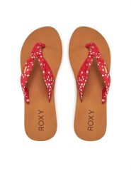Roxy Japonki ARJL101175 Czarny. Czarne japonki Roxy, bez wzorów, z materiału. Za 109.99 zł.