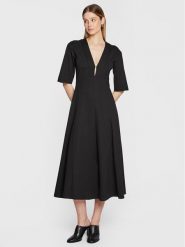 Liviana Conti Sukienka koktajlowa F3SI23 Czarny Regular Fit. Czarne sukienki Liviana Conti, bez wzorów, z wiskozy, wizytowe, bez kołnierzyka, bez ramiączek. Za 859.99 zł.