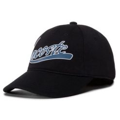 Czapka z daszkiem dla dorosłych Lacoste. Czarne czapki z daszkiem Lacoste, na lato, bez wzorów, z bawełny, eleganckie. Za 124.96 zł.