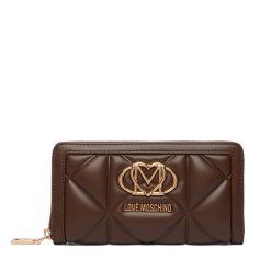 Portfel LOVE MOSCHINO. Brązowe portfele Love Moschino, bez wzorów. Za 529.99 zł.