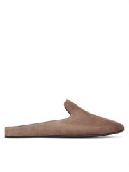 Max Mara Klapki Tessile 2624526051 Brązowy. Brązowe klapki Max Mara, bez wzorów, ze skóry, bez obcasa, bez zapięcia. Za 2,109.00 zł.