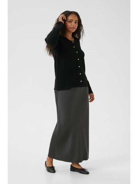 KAFFE curve Kardigan w kolorze czarnym rozmiar: M. Czarne swetry KAFFE curve, m, bez wzorów, bez ramiączek. Za 130.99 zł.