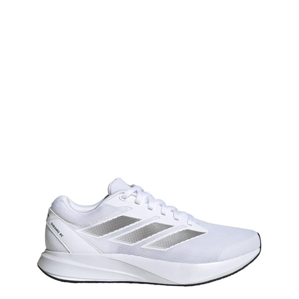 Buty Duramo RC. Białe buty do biegania adidas, bez wzorów, z materiału, bez zapięcia, do biegania. Za 249.00 zł.