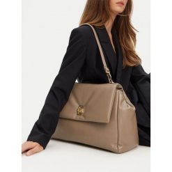 Torebka GINO ROSSI. Brązowe shopper bag Gino Rossi, bez wzorów, bez dodatków. Za 349.99 zł.