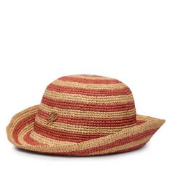 Kapelusz Tommy Hilfiger. Czerwone kapelusze Tommy Hilfiger, bez wzorów. Za 289.99 zł.