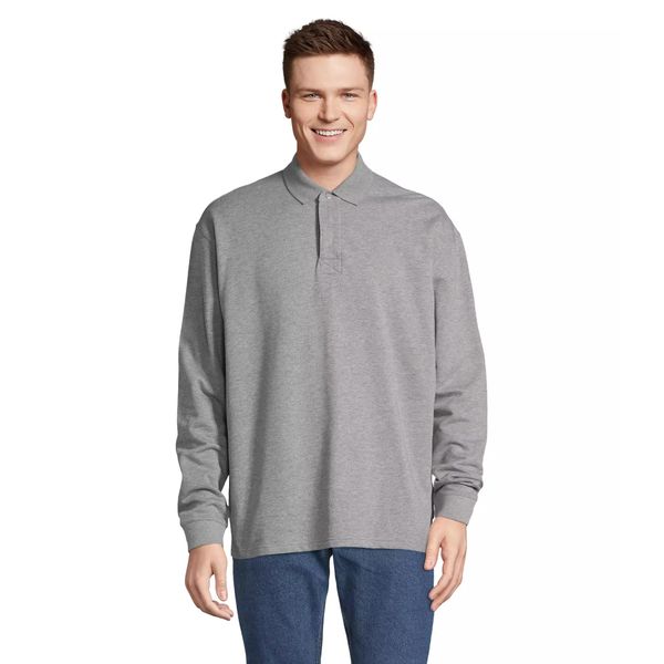 Bluza polo Sol's Heritage. Szare bluzy SOL'S, s, bez wzorów, z dżerseju, bez ramiączek, bez kaptura. Za 130.50 zł.