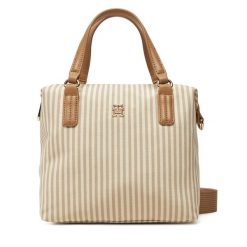 Torebka Tommy Hilfiger. Brązowe torebki klasyczne Tommy Hilfiger, bez wzorów, klasyczne, bez dodatków. Za 379.99 zł.