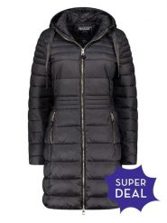 Geographical Norway Kurtka pikowana w kolorze czarnym rozmiar: XXL. Czarne kurtki Geographical Norway, xxl, bez wzorów, bez kaptura. Za 211.31 zł.
