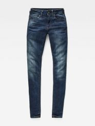 G-Star Dżinsy - Skinny fit - w kolorze granatowym rozmiar: W25/L30. Niebieskie jeansy G-Star, l, z aplikacjami, klasyczne. Za 334.45 zł.