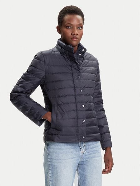 Gant Kurtka puchowa 4700481 Granatowy Regular Fit. Niebieskie kurtki Gant, na zimę, m, bez wzorów, z puchu, bez kaptura. Za 759.99 zł.