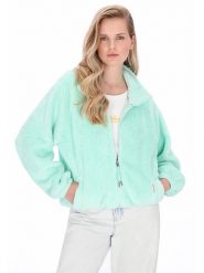 Schmuddelwedda Kurtka polarowa w kolorze miętowym rozmiar: S. Zielone kurtki Schmuddelwedda, s, bez wzorów, z polaru, bez kaptura. Za 141.85 zł.