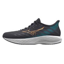 Buty do biegania Mizuno Enerzy Rider. Niebieskie buty do biegania Mizuno, bez wzorów, bez zapięcia, do biegania. Za 303.00 zł.