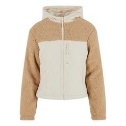 Polar nylon damski Urban Classics Sherpa Crinkle. Białe bluzy z polaru Urban Classics, bez wzorów, z nylonu. Za 267.50 zł.
