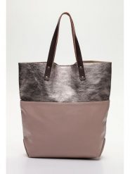 Maison héritage PARIS Skórzany shopper bag "Alon" w kolorze szaroróżowym - 43 x 43 x 12 cm rozmiar: onesize. Różowe shopper bag maison héritage PARIS, bez wzorów, z materiału, na ramię, bez dodatków. Za 308.91 zł.