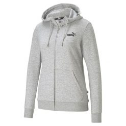 Bluza sportowa damska Puma B23605. Czarne bluzy z kapturem Puma, m, bez wzorów, z kapturem, do biegania. Za 251.66 zł.