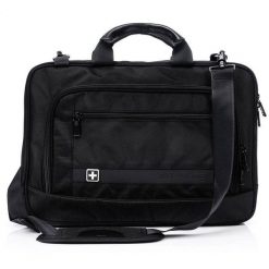 Torba na laptopa SwissBags Sion SB138 6,2 l - czarna. Czarne torby na laptopa bez wzorów, z materiału. Za 199.00 zł.