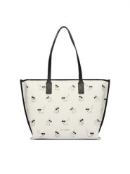 KARL LAGERFELD Torebka B3W30349 Biały. Białe shopper bag KARL LAGERFELD, bez wzorów, ze skóry, bez dodatków. Za 1,099.00 zł.