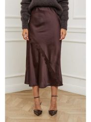 L'armoire de Suzette Spódnica w kolorze brązowym rozmiar: 38/40. Brązowe spódnice L'armoire de Suzette, na co dzień, l, bez wzorów, z koronki, klasyczne, midi, proste. Za 109.52 zł.