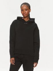 Calvin Klein Bluza Metallic Micro Logo K20K206960 Czarny Relaxed Fit. Czarne bluzy Calvin Klein, l, bez wzorów, z syntetyku, bez kaptura. Za 569.99 zł.
