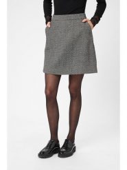 Kaffe Spódnica w kolorze czarno-białym rozmiar: 40. Czarne spódnice Kaffe, na co dzień, bez wzorów, mini, proste. Za 161.34 zł.