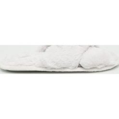 Etam - Kapcie Victoria. Szare kapcie Etam, z materiału. W wyprzedaży za 49.90 zł.