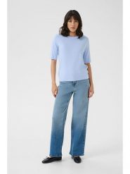 Kaffe Sweter w kolorze błękitnym rozmiar: XS. Niebieskie swetry Kaffe, xs, bez wzorów, bez ramiączek. Za 60.99 zł.