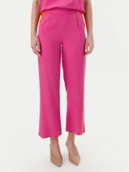 LOLA CASADEMUNT Spodnie materiałowe LS2514015 Różowy Relaxed Fit. Czerwone spodnie materiałowe LOLA CASADEMUNT, bez wzorów, z materiału. Za 219.99 zł.