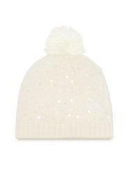 Guess Czapka V5BZ03 Z39B0 Écru. Czapki zimowe Guess, z aplikacjami, z materiału. Za 199.99 zł.
