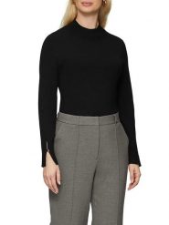 S.Oliver Sweter w kolorze czarnym rozmiar: 40. Czarne swetry S.Oliver, s, bez wzorów, bez ramiączek. Za 78.66 zł.