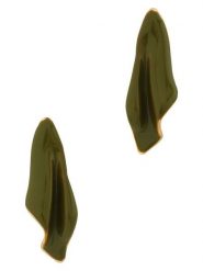 TATUUM Kolczyki w kolorze khaki rozmiar: onesize. Brązowe kolczyki Tatuum, metalowe. Za 73.93 zł.