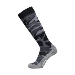 Skarpetki w kamuflażowy wzór Barts. Czarne skarpetki sportowe Barts, bez wzorów, z wełny, narciarskie. Za 127.50 zł.