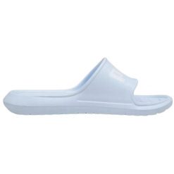 Damskie Klapki Divecat V2 Lite Sliders. Niebieskie klapki Puma, bez wzorów, z materiału, bez obcasa, bez zapięcia. Za 109.99 zł.