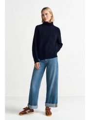 Rich & Royal Golf w kolorze granatowym rozmiar: S. Niebieskie swetry Rich & Royal, s, bez wzorów, z wełny, bez ramiączek. Za 253.54 zł.