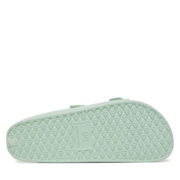 Klapki ONLY Shoes. Zielone klapki ONLY SHOES, bez wzorów, bez obcasa, bez zapięcia. Za 59.99 zł.