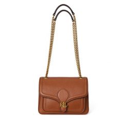 Torebka LAUREN RALPH LAUREN. Brązowe kopertówki Lauren Ralph Lauren, bez wzorów, wizytowe, bez dodatków. Za 1,599.00 zł.