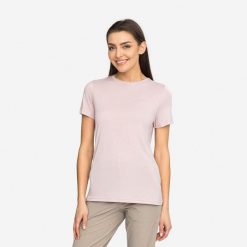 T-shirt damski VIKING Morain Bamboo Lady. Czerwone t-shirty sportowe Viking, l, bez wzorów, z materiału, bez ramiączek, trekkingowe. Za 120.89 zł.