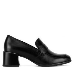 Mokasyny Lasocki. Czarne mokasyny Lasocki, bez wzorów. Za 239.99 zł.