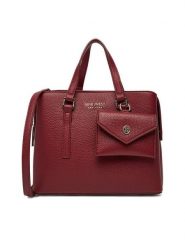 Nine West Torebka C-JL9733 Bordowy. Czerwone torebki klasyczne Nine West, bez wzorów, z materiału, bez dodatków. Za 249.99 zł.