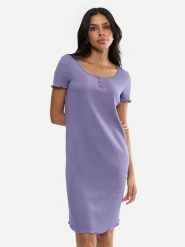 Triumph Koszula nocna Mix & Match 10227255 Fioletowy Regular Fit. Fioletowe koszule nocne Triumph, bez wzorów, z bawełny, bez ramiączek. Za 119.99 zł.