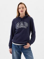 GAP Bluza w kolorze granatowym rozmiar: XS. Niebieskie bluzy GAP, xs, bez wzorów, bez ramiączek, z kapturem. Za 118.56 zł.