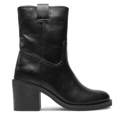 Botki Call It Spring. Czarne botki Call it Spring, bez wzorów, bez obcasa, na słupku, bez zapięcia. Za 219.99 zł.