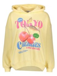 ONLY Bluza w kolorze żółtym rozmiar: M. Żółte bluzy ONLY, m, bez wzorów, z kapturem. Za 106.38 zł.