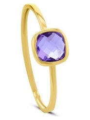 OR Carats Złoty pierścionek z ametystem rozmiar: 56. Brązowe pierścionki OR Carats, z ametystem, złote. Za 695.99 zł.