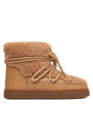 Inuikii Śniegowce Full Leather 1001.003.0282 Beżowy. Brązowe śniegowce Inuikii, bez wzorów, z materiału, bez zapięcia. Za 1,199.00 zł.