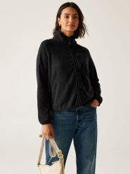 Regatta Kurtka polarowa "Frankie" w kolorze czarnym rozmiar: 42. Czarne kurtki Regatta, bez wzorów, z polaru, bez kaptura. Za 114.71 zł.