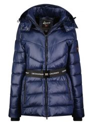 Geographical Norway Kurtka zimowa "Elenor" w kolorze granatowym rozmiar: S. Niebieskie kurtki Geographical Norway, na zimę, s, bez wzorów, z puchu, bez kaptura. Za 349.92 zł.