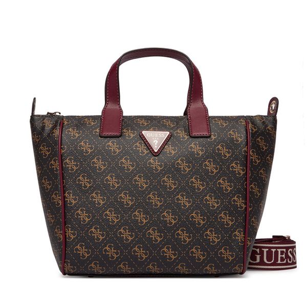 Torebka Guess. Brązowe torebki klasyczne Guess, z aplikacjami, klasyczne, bez dodatków. Za 549.99 zł.