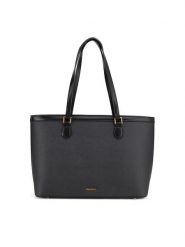 Gino Rossi Torebka D243006CCC Czarny. Czarne shopper bag Gino Rossi, bez wzorów, z tworzywa sztucznego, bez dodatków. Za 279.99 zł.